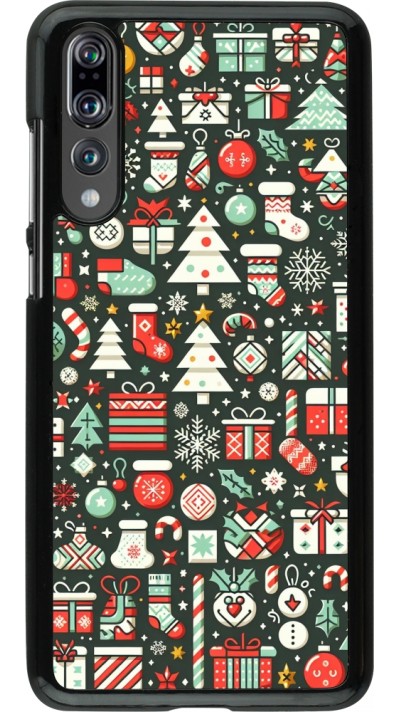 Huawei P20 Pro Case Hülle - Weihnachten 2023 Flachmuster