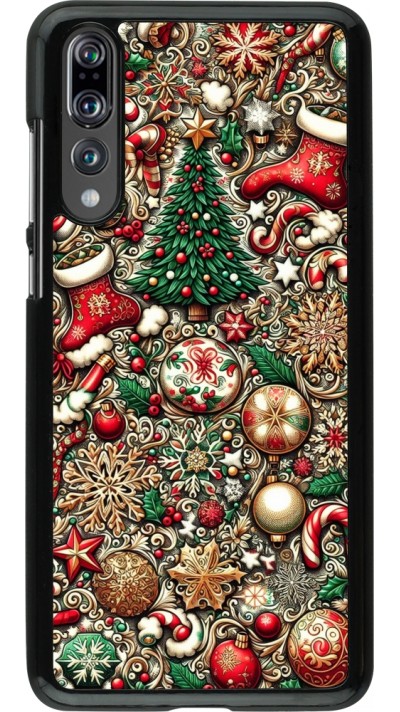 Huawei P20 Pro Case Hülle - Weihnachten 2023 Mikromuster