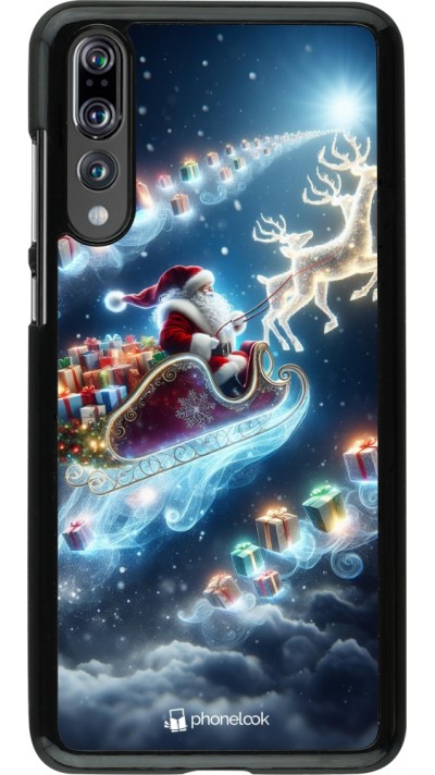 Coque Huawei P20 Pro - Noël 2023 Père Noël enchanté