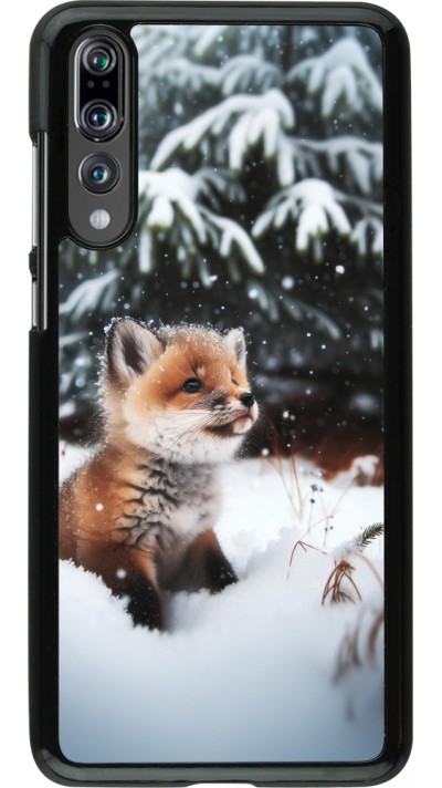 Coque Huawei P20 Pro - Noël 2023 Renardeau sapin