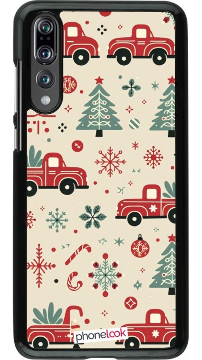 Huawei P20 Pro Case Hülle - Weihnachten 2024 Lkw Tanne