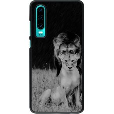 Hülle Huawei P30 - Angry lions