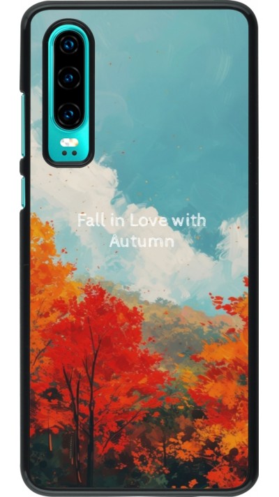 Huawei P30 Case Hülle - Autumn 25 Fall in love