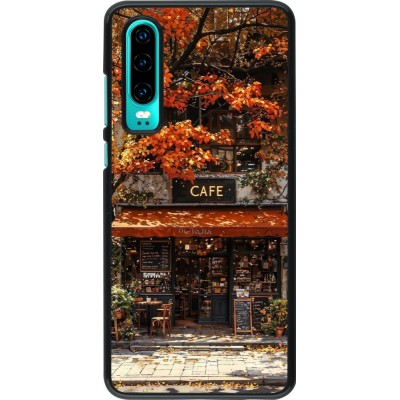 Huawei P30 Case Hülle - Autumn 25 Coffee shop