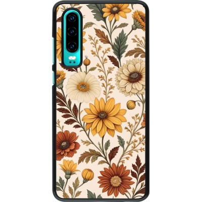 Huawei P30 Case Hülle - Autumn 25 Flower pattern