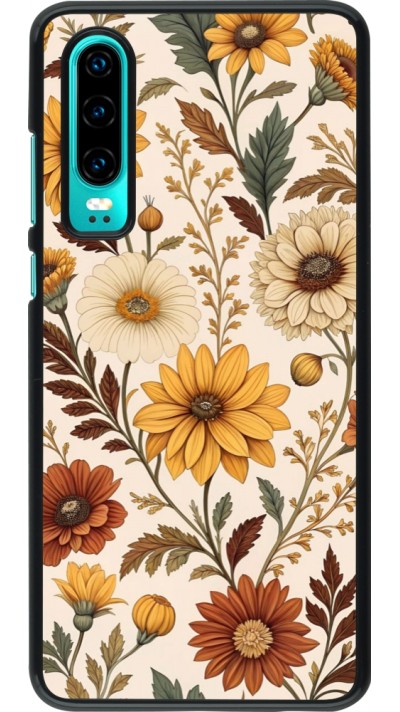 Huawei P30 Case Hülle - Autumn 25 Flower pattern
