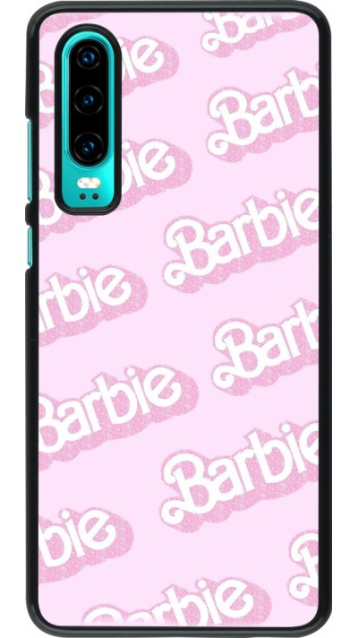 Huawei P30 Case Hülle - Barbie light pink pattern