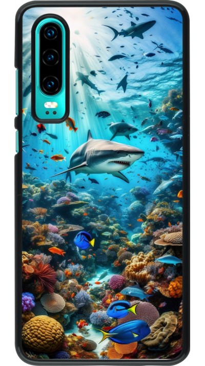 Huawei P30 Case Hülle - Bora Bora Meer und Wunder