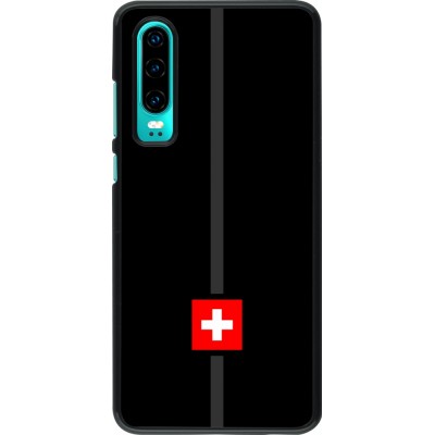Coque Huawei P30 - Canton CH noir