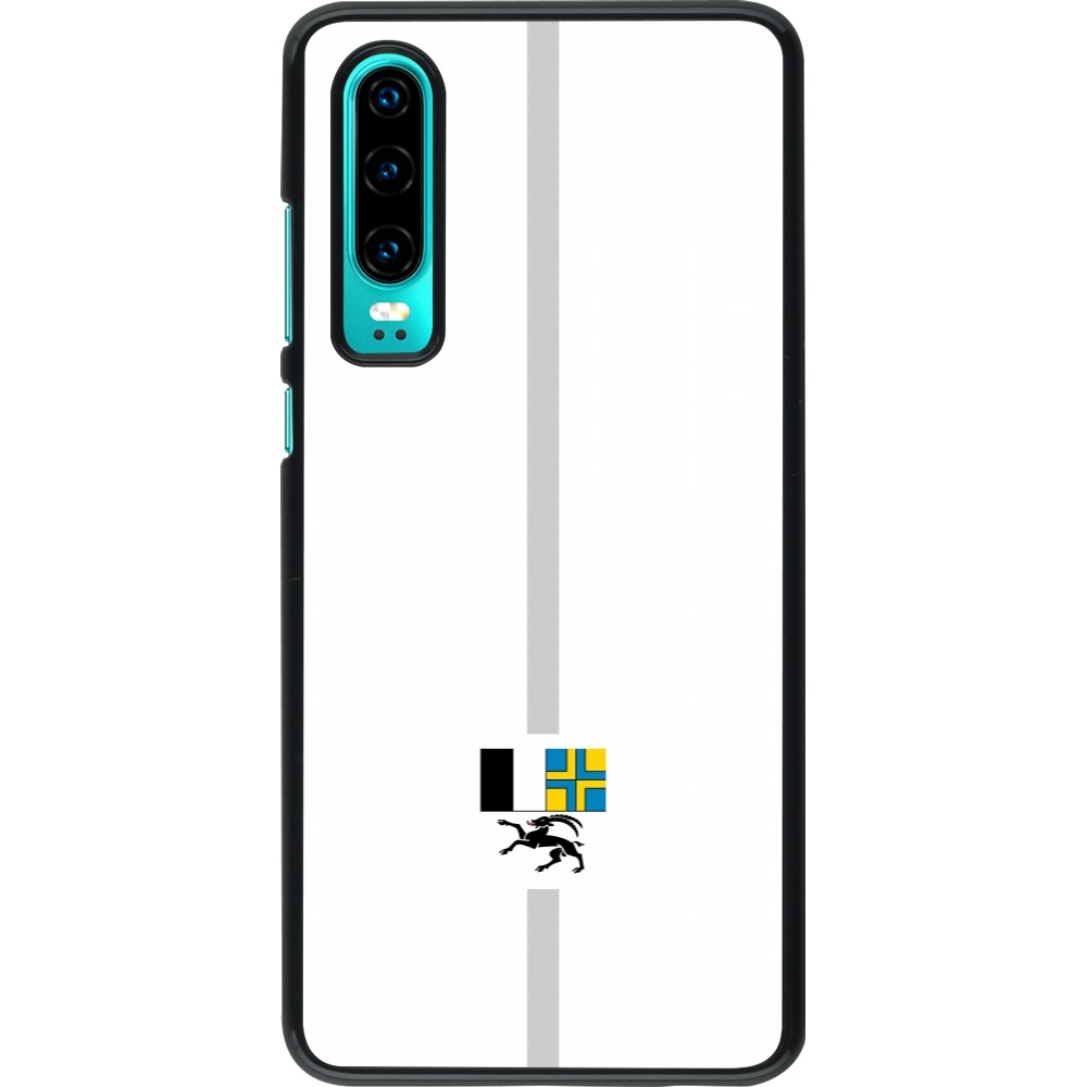Coque Huawei P30 - Canton GR blanc