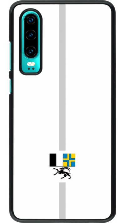 Huawei P30 Case Hülle - Kanton GR weiss