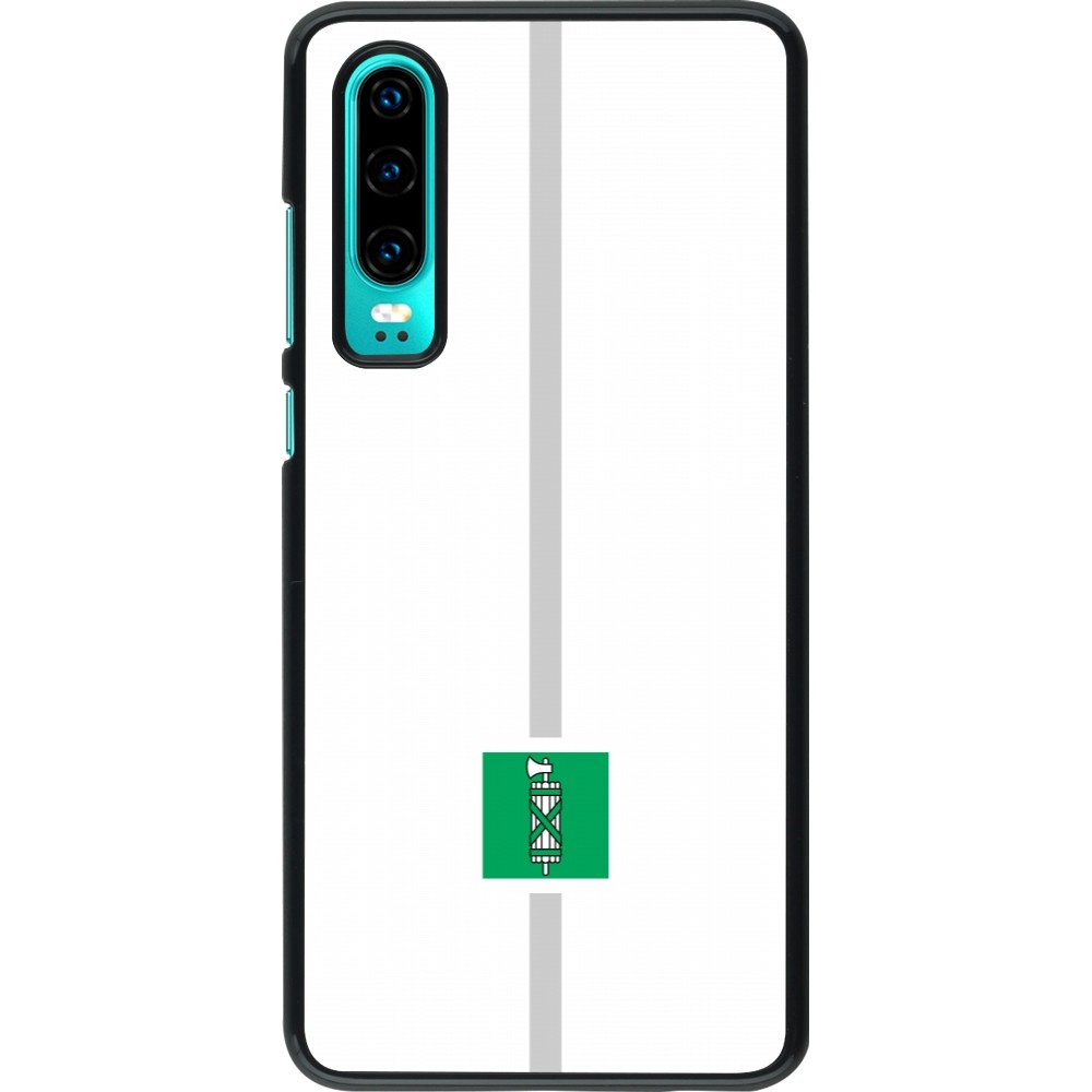 Huawei P30 Case Hülle - Kanton SG weiss