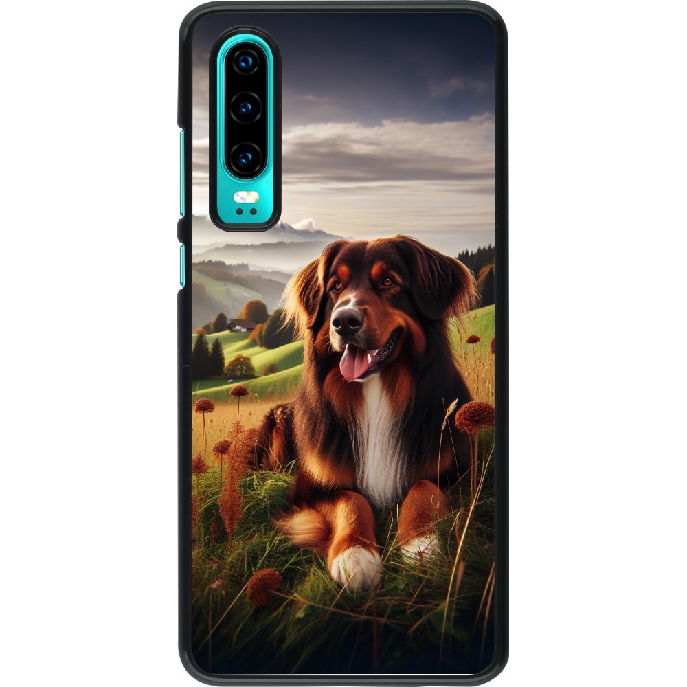 Huawei P30 Case Hülle - Hund Land Schweiz