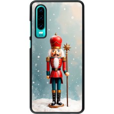 Huawei P30 Case Hülle - Christmas 25 Nutcracker Snow