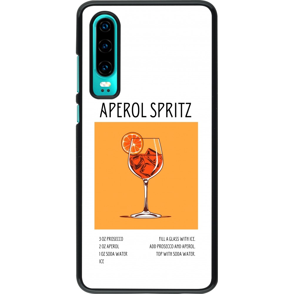 Coque Huawei P30 - Cocktail recette Aperol Spritz