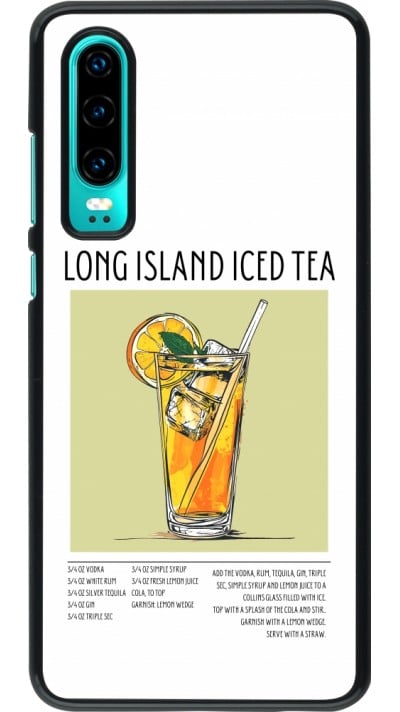 Coque Huawei P30 - Cocktail recette Long Island Ice Tea