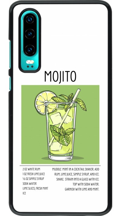 Huawei P30 Case Hülle - Cocktail Rezept Mojito