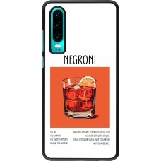 Huawei P30 Case Hülle - Cocktail Rezept Negroni