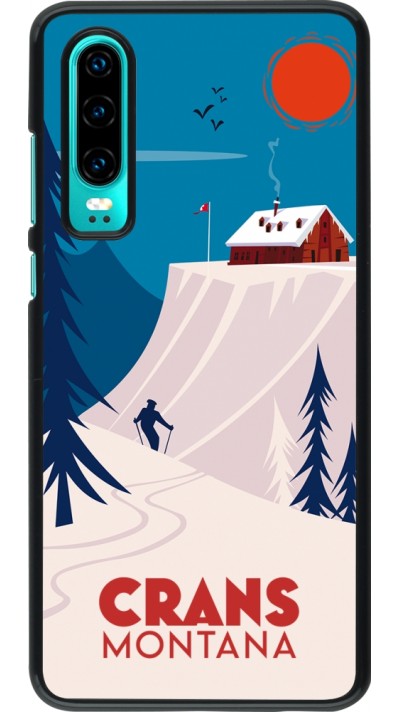 Huawei P30 Case Hülle - Crans-Montana Cabane