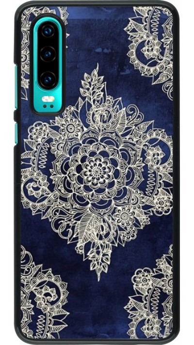 Coque Huawei P30 - Cream Flower Moroccan