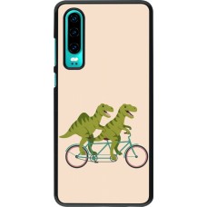 Coque Huawei P30 - Dinosaurs on bikes 2026