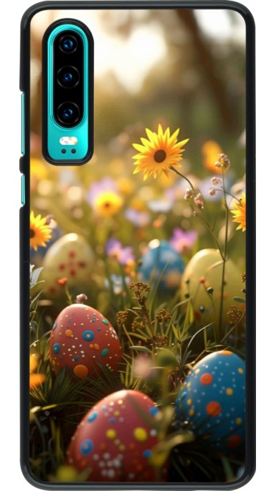 Huawei P30 Case Hülle - Easter 2026 Decorated eggs