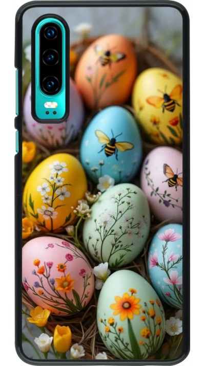 Huawei P30 Case Hülle - Easter 2026 Eggs with bees
