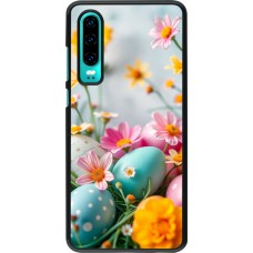 Coque Huawei P30 - Easter 2026 Eggs with flowers