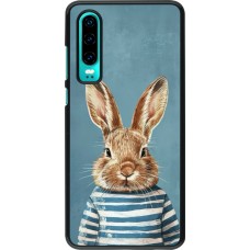 Huawei P30 Case Hülle - Easter 2026 Rabbit navy
