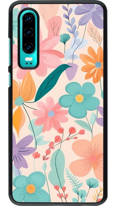 Huawei P30 Case Hülle - Easter 2024 spring flowers