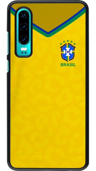 Huawei P30 Case Hülle - Brasilien 2022 personalisierbares Fußballtrikot
