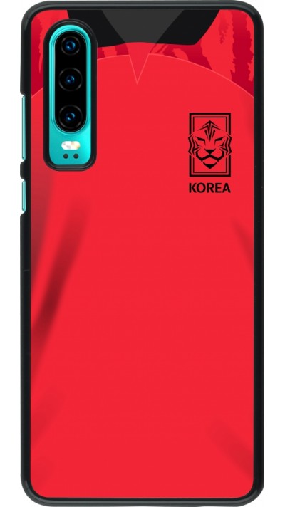 Coque Huawei P30 - Maillot de football Corée du Sud 2022 personnalisable