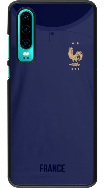 Coque Huawei P30 - Maillot de football France 2022 personnalisable