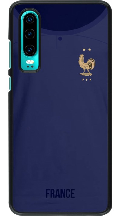 Coque Huawei P30 - Maillot de football France 2022 personnalisable