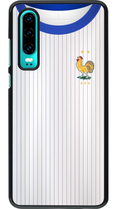 Coque Huawei P30 - Maillot de football France Extérieur personnalisable