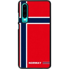 Coque Huawei P30 - Maillot de football Norvège 2026 personnalisable