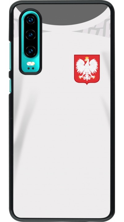 Coque Huawei P30 - Maillot de football Pologne 2022 personnalisable