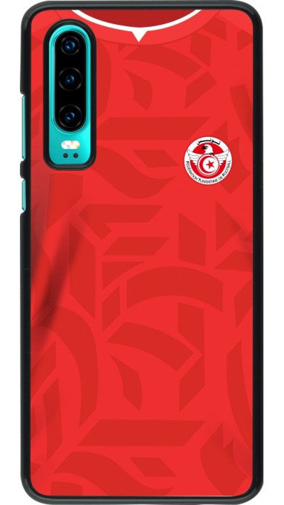 Coque Huawei P30 - Maillot de football Tunisie 2022 personnalisable