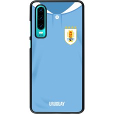 Huawei P30 Case Hülle - Uruguay 2022 personalisierbares Fussballtrikot