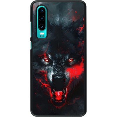 Coque Huawei P30 - Halloween 2024 mad werewolf