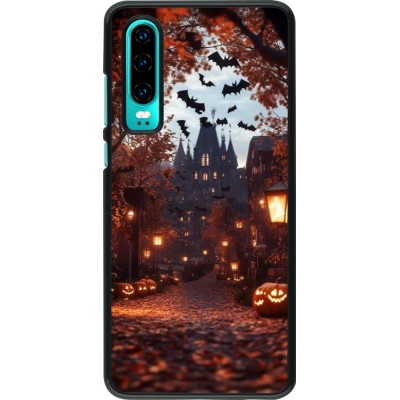 Huawei P30 Case Hülle - Halloween 2025 Haunted house