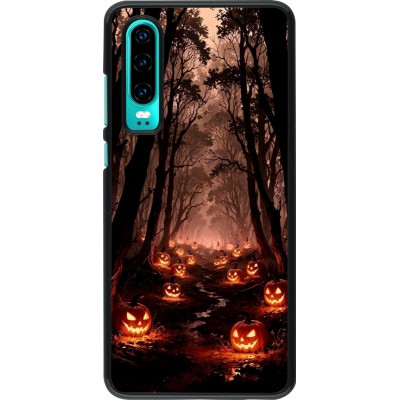 Coque Huawei P30 - Halloween 2025 Road of Terrifying Pumpkins