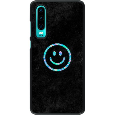 Coque Huawei P30 - Happy smiley irisé