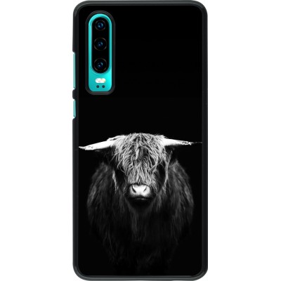 Coque Huawei P30 - Highland calf black
