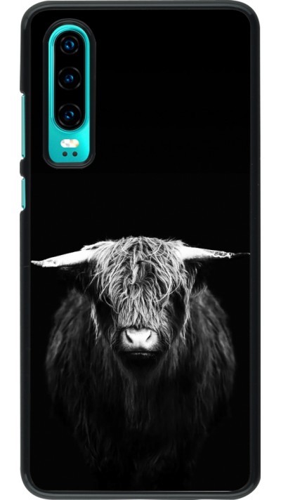 Coque Huawei P30 - Highland calf black