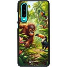Huawei P30 Case Hülle - Tropischer Dschungel Tayrona