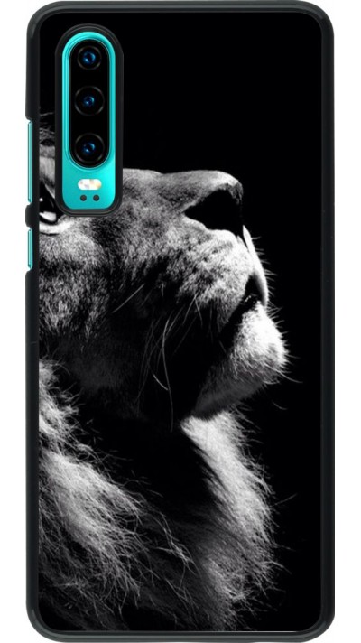 Coque Huawei P30 - Lion looking up
