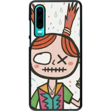 Coque Huawei P30 - Little Girl Sketch