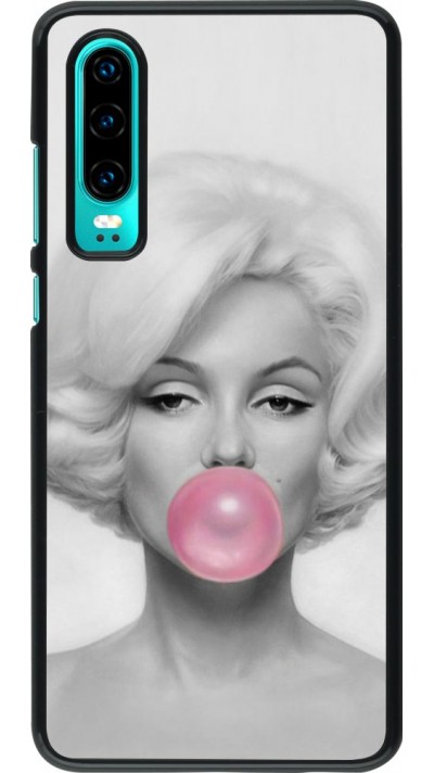 Coque Huawei P30 - Marilyn Bubble