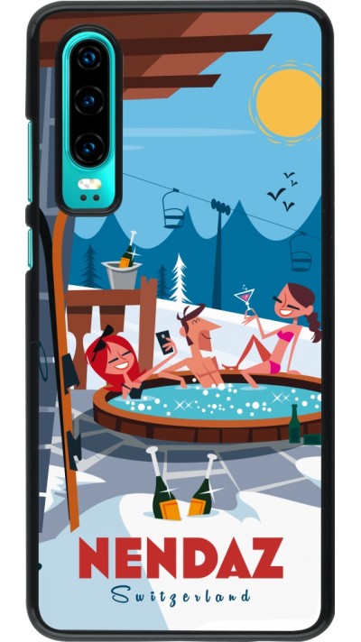 Coque Huawei P30 - Nendaz Mountain Jacuzzi